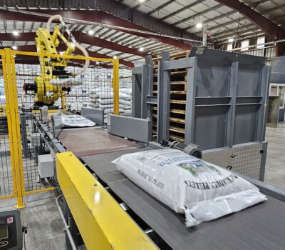 Robot Palletizing for Bagged Products